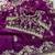 Dark Magenta Color sequence And embroidery work Satin Saree