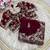 Maroon Color sequence And embroidery work Satin Saree