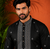 BLACK EMBROIDERY WITH SEQUENCE WORK DESIGN ON SILKY SILK FABRIC MENS KURTA PAJAMA SET