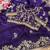 purple Color sequence And embroidery work Satin Saree