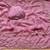 Onion Pink Color  Beads Work Silk Blend Saree