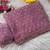 Onion Pink Color  Beads Work Silk Blend Saree