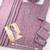 Lavender simar silk blend mirror work kurta palazzo set with dupatta
