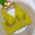 Lime green rayon silk blend navratri halter neck blouse