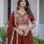Designer Rangoli Silk Embroidery lehenga choli