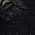 Black Color embroidery And sequence work Chiffon Saree