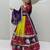 Women's Multicolor Navratri Chaniya Choli with Embroidered Lehenga, Designer Blouse & Purple Dupatta