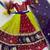 Women's Multicolor Navratri Chaniya Choli with Embroidered Lehenga, Designer Blouse & Purple Dupatta