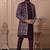 Wine indowestern for men
