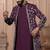 Wine indowestern for men