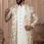 Yellowish cream indowestern for men