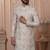 Beige navabi indowestern for men