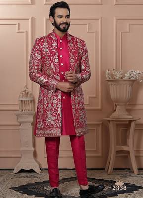 Rani ponk open indowestern for men 1