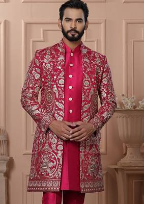 Rani ponk open indowestern for men 2