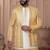 Yellow indowestern for men