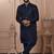 Navy blue color indowestern for men | premium men's ethnic wear