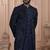 Navy blue color indowestern for men | premium men's ethnic wear