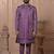 Lavender color open indowestern for men | premium men's ethnic wear