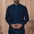 Turquoise color open indowestern for men | premium men's ethnic wear