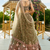 Women's Olive Green Zari Sequence Embroidery Work Lehenga Choli 