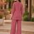 Oniun embroidered short kurti with pants co-ord set for women