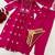 Elephant embroidery bandhani kurti set with dupatta