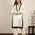 Off-white embroidered cotton linen suit – set of 2