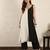 Black & white colorblock  chanderi suit set with dupatta