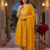 elephant embroidery bandhani kurti set with dupatta
