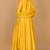 Yellow mustard self katan kurta and pant with mirror work and georggette dupatta
