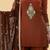 Brown crepe kurta sharara set with hand embroidery