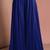 Dark blue  crepe bead work sharara set