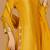 Mustard self katan kurta pant set with cutdana pearl mirror embroiderey and dupatta