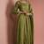 Mehendi green opara silk pearl cutdana work three piece set