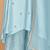 Light blue katan silk sharara set with beads and pearl embroidery