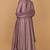 Earthy Pink Self Katan Kurta and Pant with Mirror Work and Georgette Dupatta
