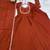 Designer rust red embroidered anarkali gown for women with matching dupatta