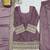 Elegant purple kurta palazzo set with embroidered dupatta for women