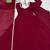 maroon anarkali gown for women with designer golden border dupatta   festive wear