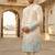 Blue shaded indowestern for men