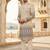 Grey shaded indowestern for men