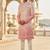 Pink shaded navabi indowestern for men