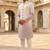 Lavender shaded indowestern for men