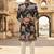 Floral black embroidered indowestern for men