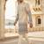Grey shaded indowestern for men
