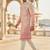 Pink shaded navabi indowestern for men