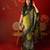 Green silk cotton bandhni saree with unstitched blouse piece.