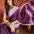 Wine chiffon zari checks saree with unstitched blouse piece.