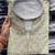 Olive green star silk embroidery sequence work straight men's kurta pyjama