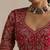 Hot pink embroidered chinia silk blouse